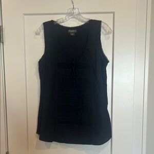 Eddie Bauer Black Sleeveless Tank Top. Size medium.